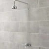 nuie Traditional Rigid Riser Kit with Overhead Shower