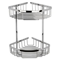 nuie Wirework Large 2 Tier Corner Basket