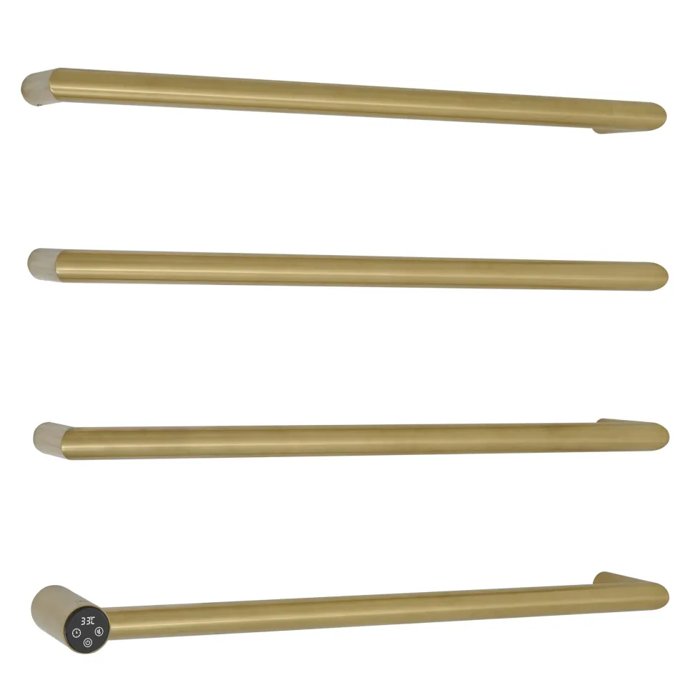 OBI Round Bar Heated Dry Electric Towel Rail