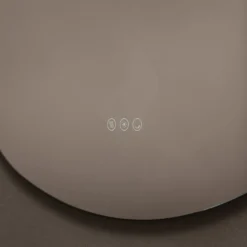 Origins Living Claris Curve Oblong LED Illuminated Mirror with Demister Pad - 700 x 780mm