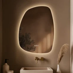 Origins Living Claris Organic LED Illuminated Mirror with Demister Pad