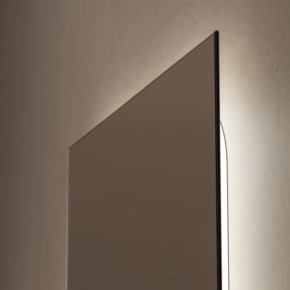 Origins Living Claris Rectangular LED Illuminated Mirror with Demister Pad & Colour Change Lights