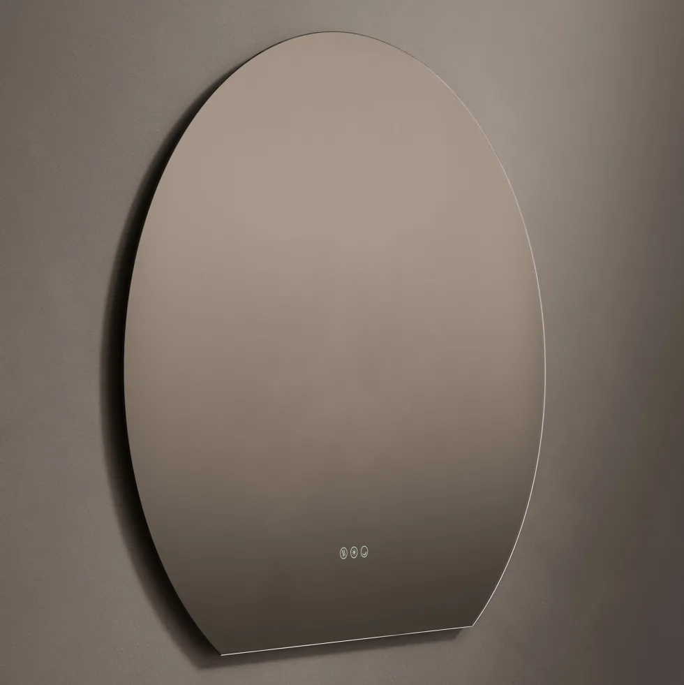 Origins Living Claris Round Cut LED Illuminated Mirror with Demister Pad & Colour Change Lights - 1000mm