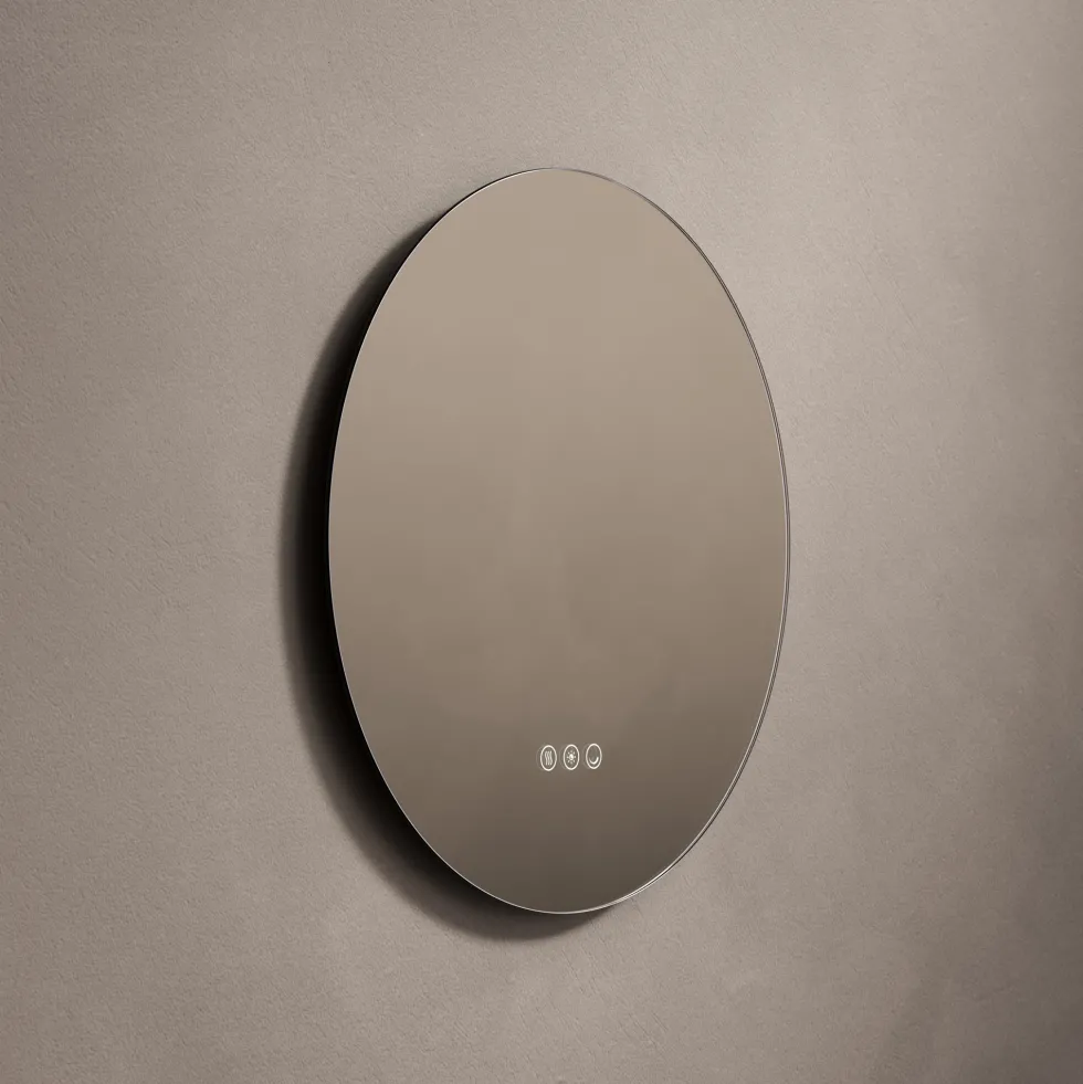 Origins Living Claris Round LED Illuminated Mirror with Demister Pad & Colour Change Lights