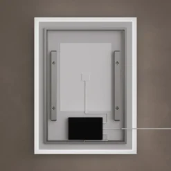 Origins Living Cleo Rectangular LED Illuminated Mirror with Demister Pad - 600 x 800mm