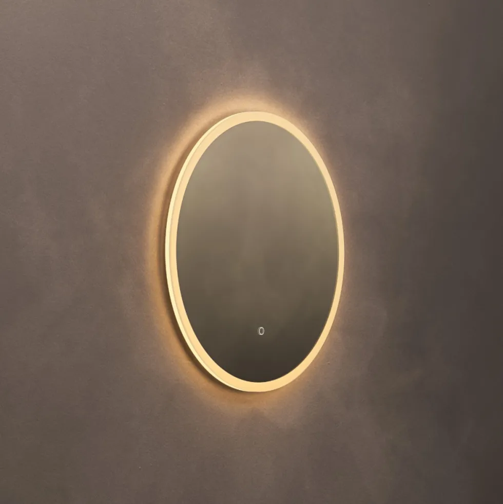 Origins Living Cleo Round LED Illuminated Mirror with Demister Pad - 600mm