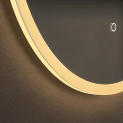 Origins Living Cleo Round LED Illuminated Mirror with Demister Pad - 600mm