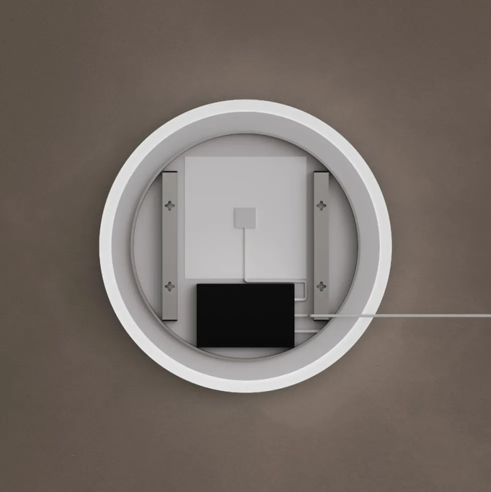 Origins Living Cleo Round LED Illuminated Mirror with Demister Pad - 600mm