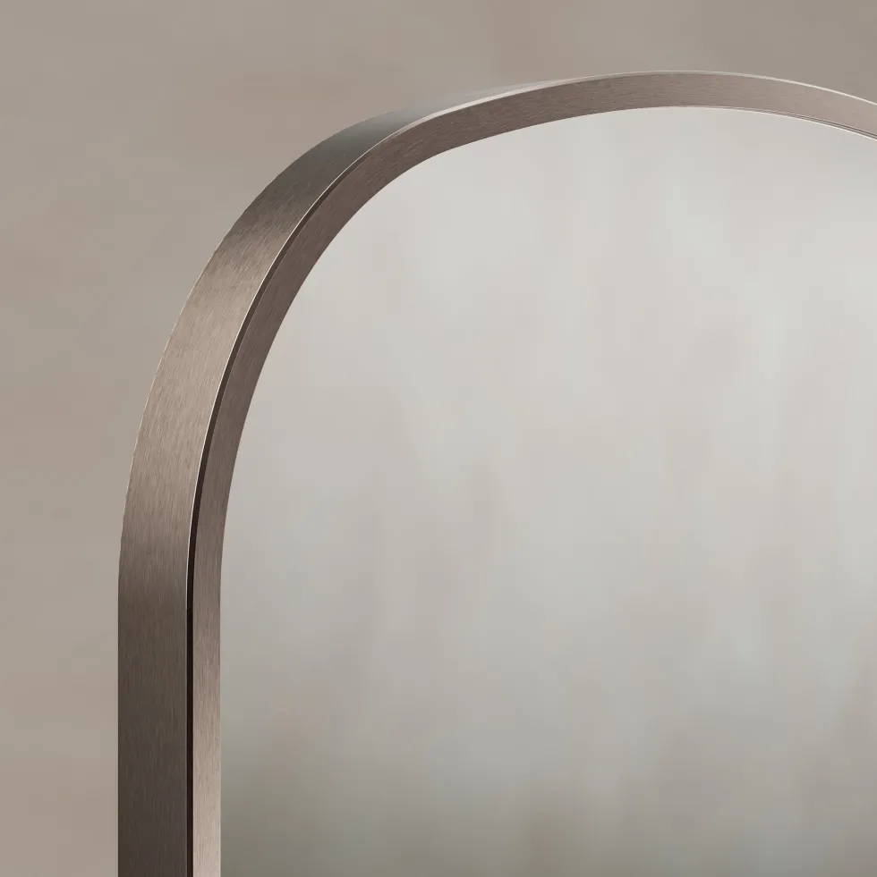 Origins Living Delphine Overmantle Arched Mirror - 600 x 900mm