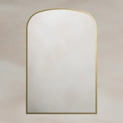 Origins Living Delphine Overmantle Arched Mirror - 600 x 900mm
