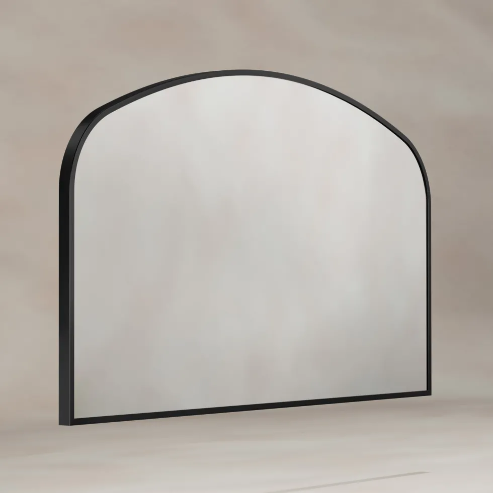 Origins Living Delphine Overmantle Arched Mirror - 1200 x 700mm