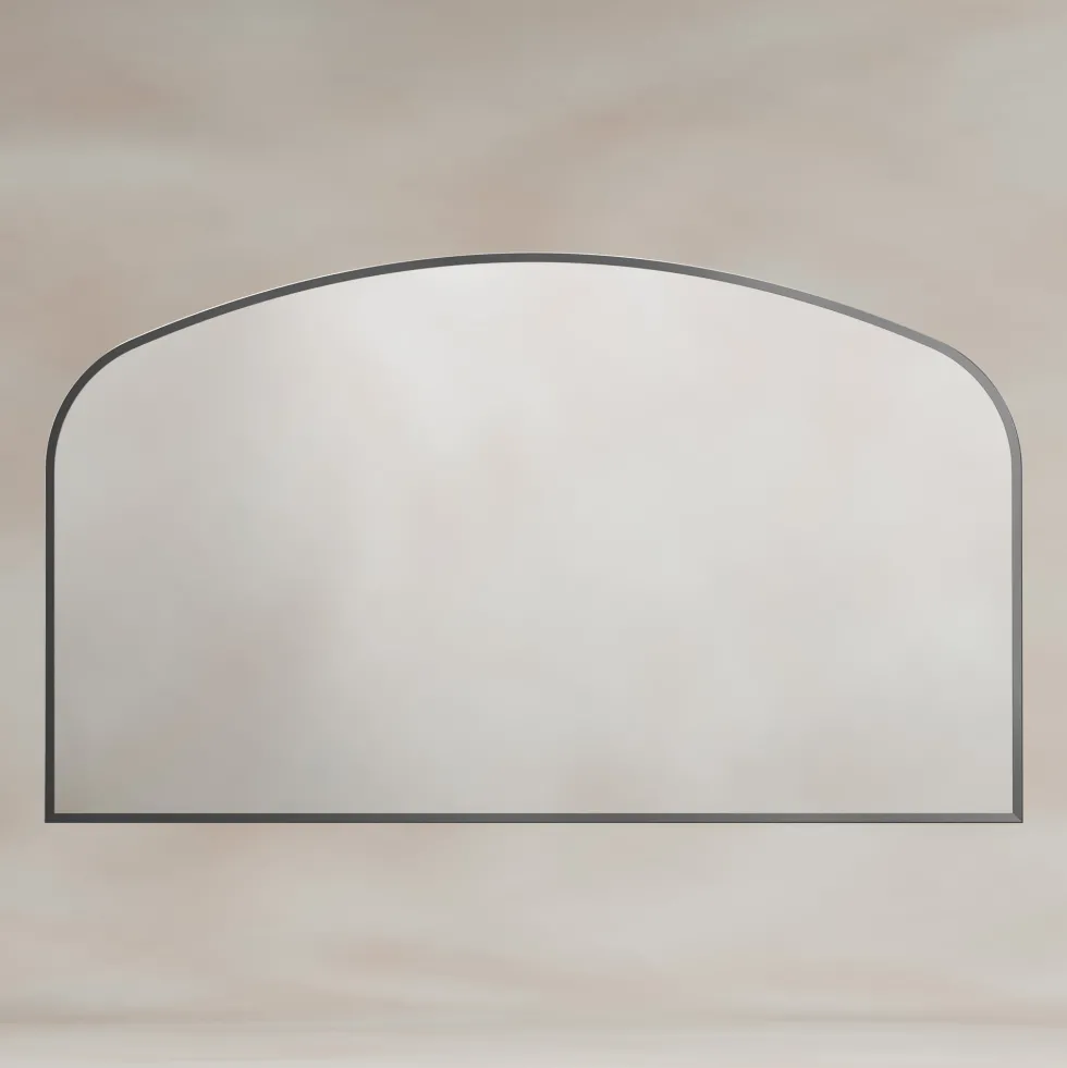 Origins Living Delphine Overmantle Arched Mirror - 1200 x 700mm