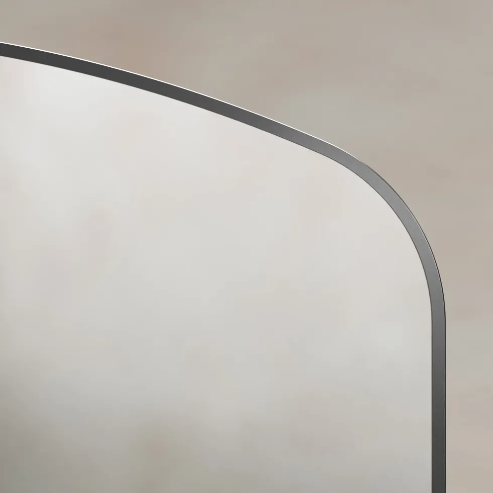 Origins Living Delphine Overmantle Arched Mirror - 1200 x 700mm