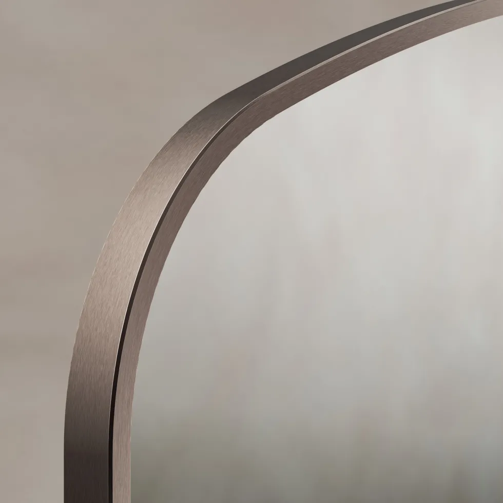 Origins Living Delphine Overmantle Arched Mirror - 1200 x 700mm