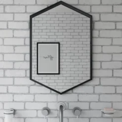 Origins Living Docklands Hexagonal Mirror