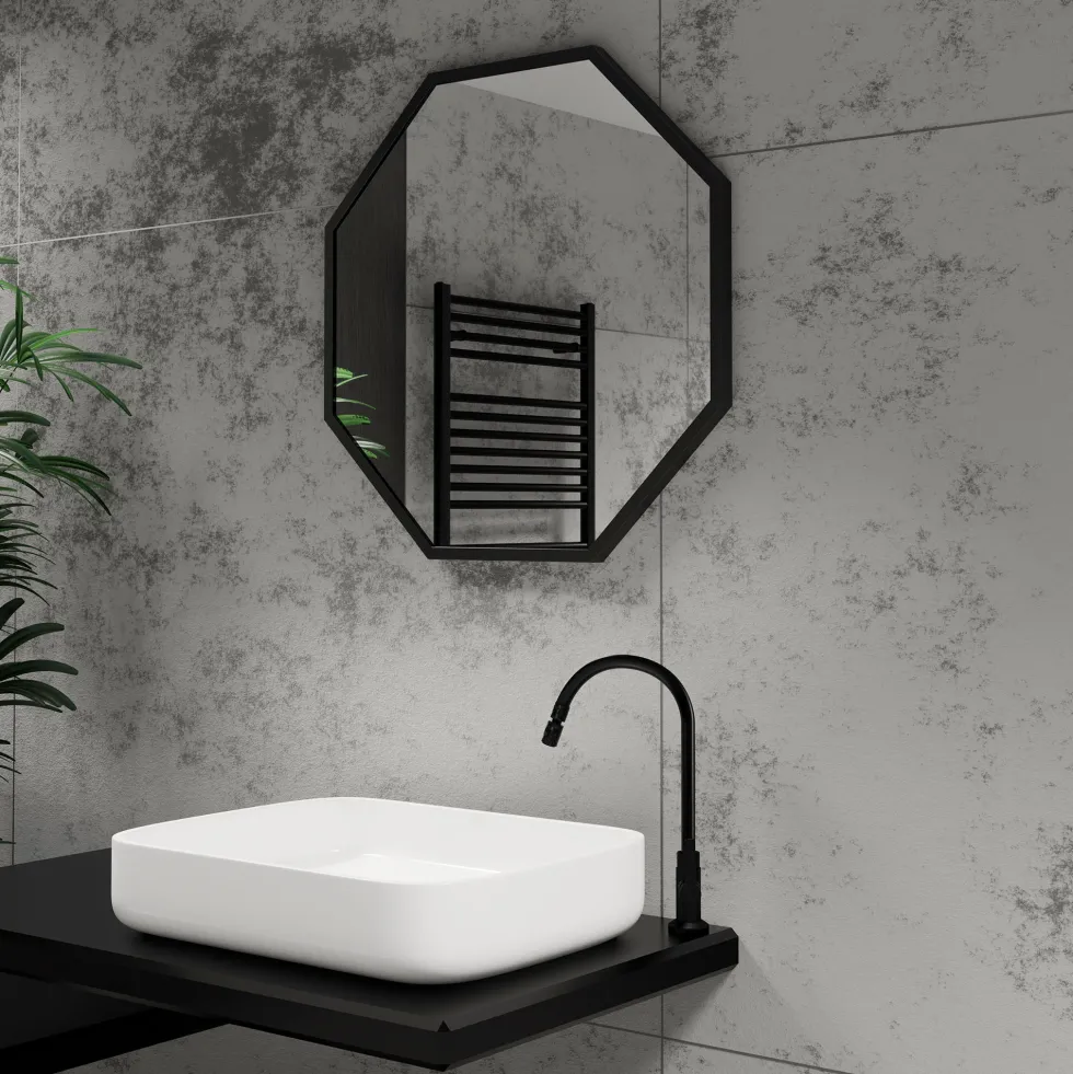 Origins Living Docklands Octagon Mirror 600 x 600mm