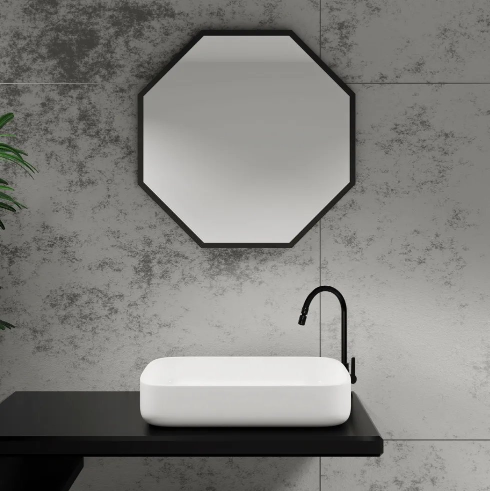 Origins Living Docklands Octagon Mirror 600 x 600mm