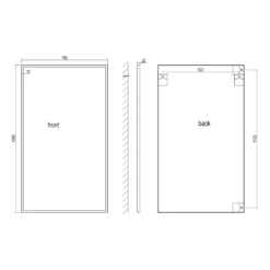 Origins Living Docklands Rectangular Mirror