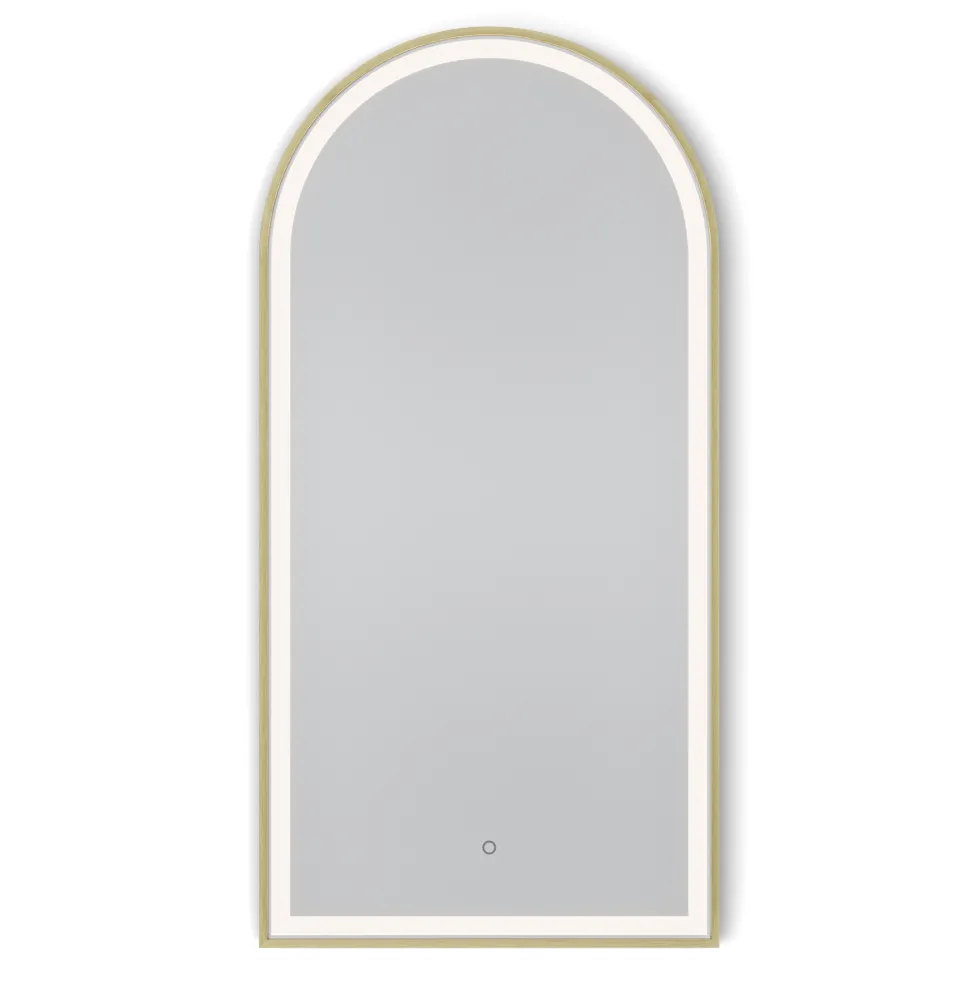 Origins Living Lomax Light Arched LED Illuminated Mirror with Demister Pad
