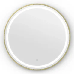 Origins Living Lomax Light Round Illuminated LED Mirror with Demister Pad - 700mm