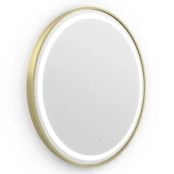 Origins Living Lomax Light Round Illuminated LED Mirror with Demister Pad - 700mm