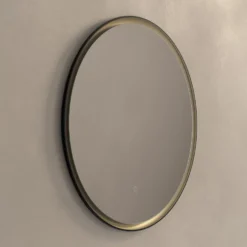 Origins Living Luxor Gold & Black Illuminated LED Mirror with Demister Pad - 800mm