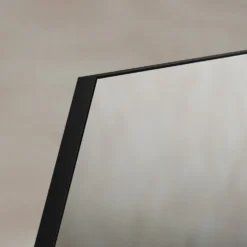 Origins Living Oslo Irregular Hexagon Matt Black Mirror - 550 x 800mm