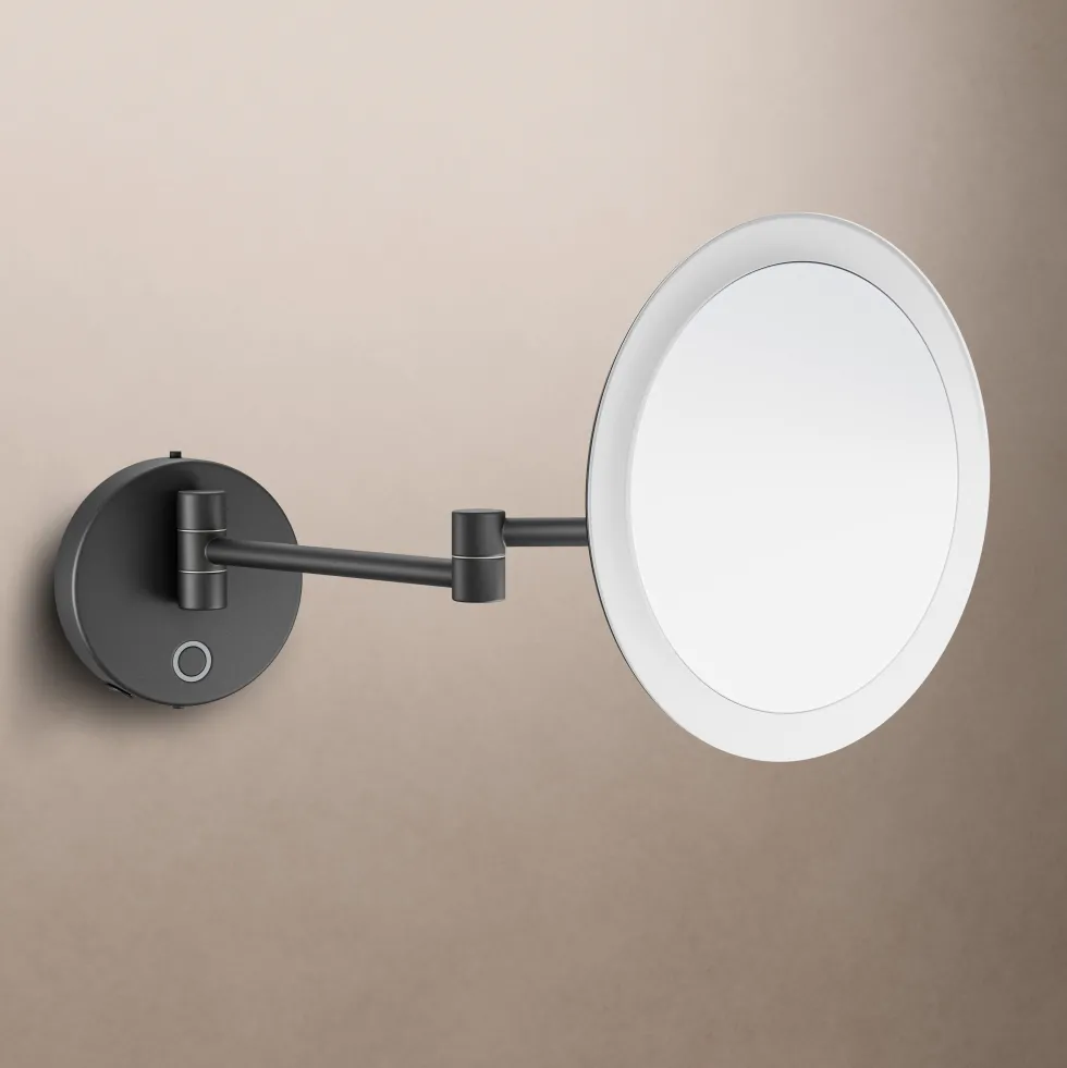Origins Living Sloane Round LED Illuminated Magnifying Mirror - 215mm