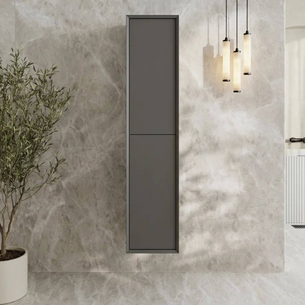 Oslo 1600mm Tall Wall Mounted Storage Unit