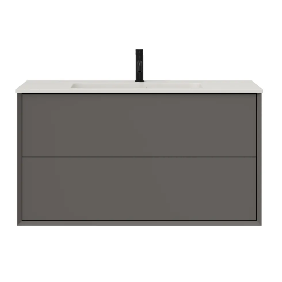 Oslo 1000mm Wall Mounted Vanity Unit & Matt White Basin