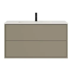 Oslo 1000mm Wall Mounted Vanity Unit & Matt White Basin