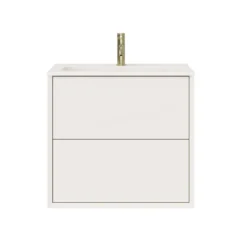 Oslo 600mm Wall Mounted Vanity Unit & Matt White Basin