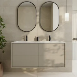 Oslo 1200mm Wall Mounted Vanity Unit & Matt White Basin