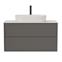 Oslo 1000mm Wall Mounted Vanity Unit & Sintered Stone Countertop