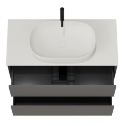 Oslo 1000mm Wall Mounted Vanity Unit & Sintered Stone Countertop