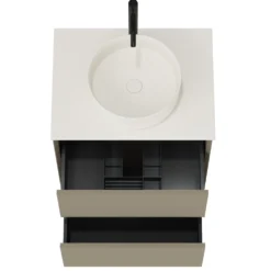 Oslo 600mm Wall Mounted Vanity Unit & Sintered Stone Countertop