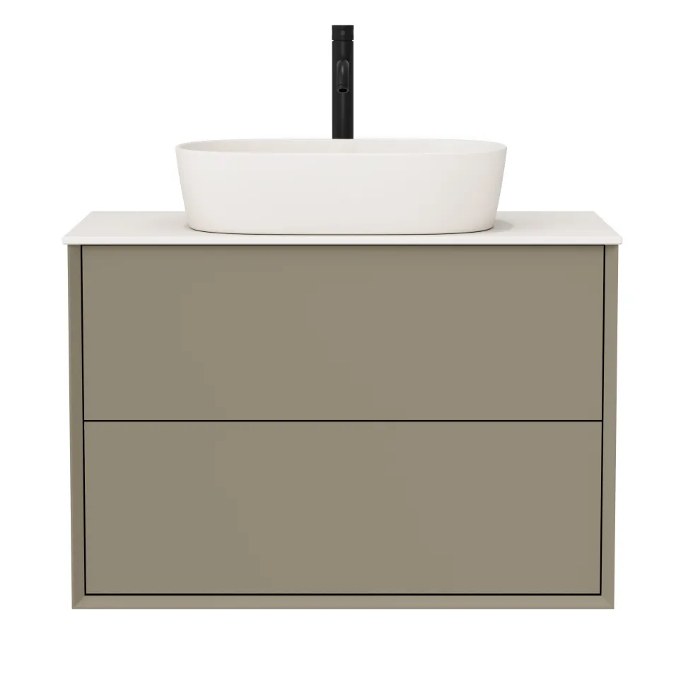 Oslo 800mm Wall Mounted Vanity Unit & Sintered Stone Countertop