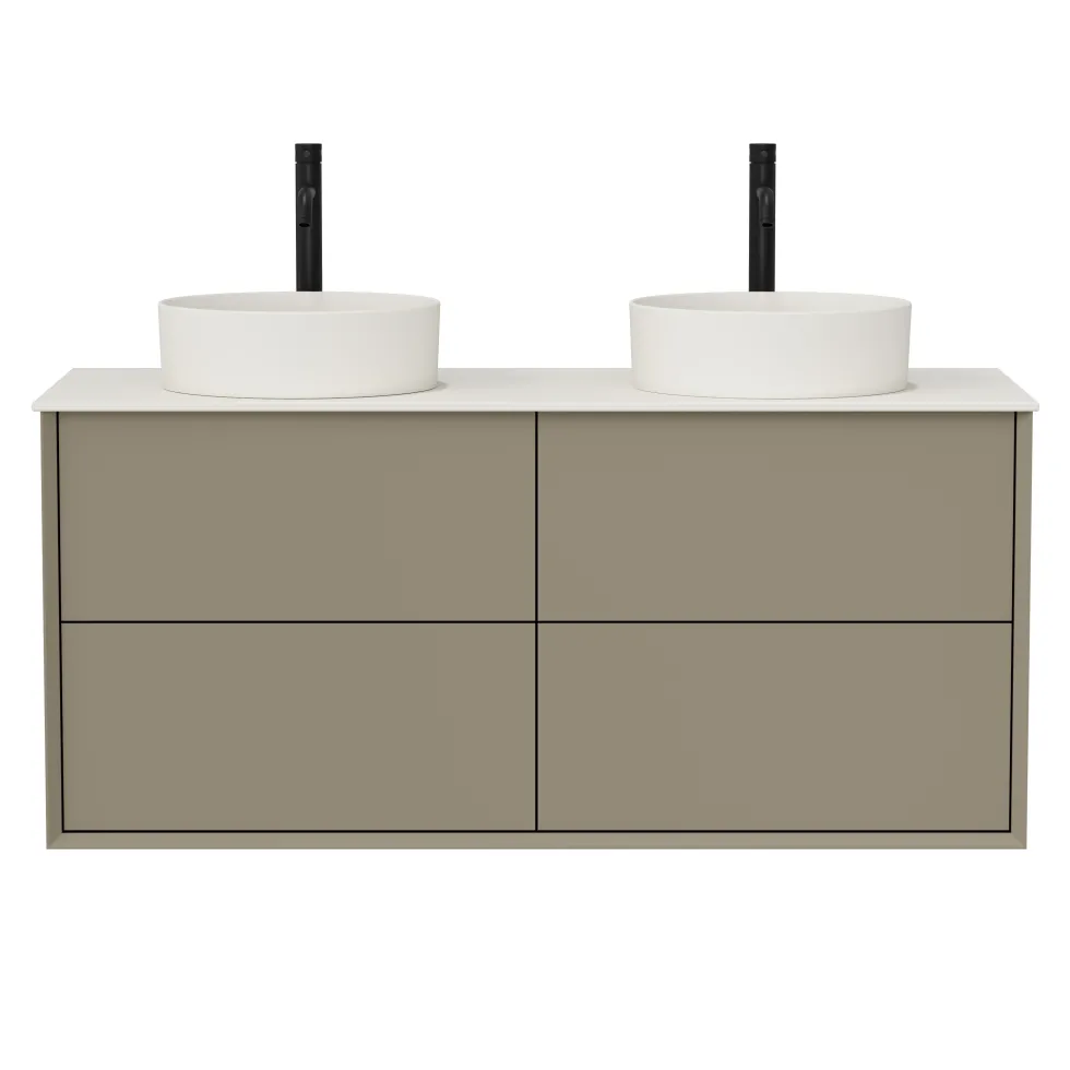 Oslo 1200mm Wall Mounted Vanity Unit & Sintered Stone Countertop