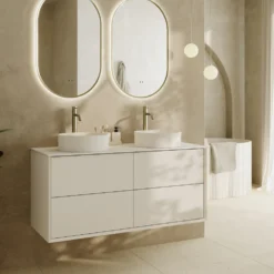 Oslo 1200mm Wall Mounted Vanity Unit & Sintered Stone Countertop