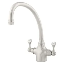 Perrin & Rowe Etruscan Twin Lever Monobloc Mixer with Swivel Spout