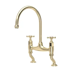 Perrin & Rowe Ionian Crosshead 2 Hole Bridge Sink Mixer