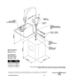 Perrin & Rowe Phoenician C Spout 3-in-1 Instant Hot Water Mixer Tap
