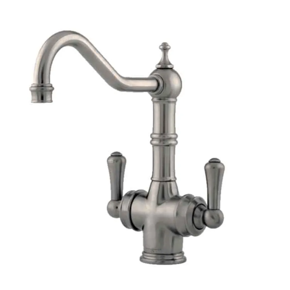 Perrin & Rowe Provence Twin Lever Monobloc Sink Mixer