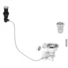 Polished Chrome Presto Automatic Waste Kit for Thomas Denby 1.5 Bowl Ceramic Kitchen Sinks