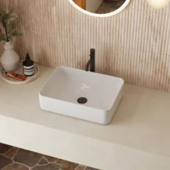 Poppy Rectangular Countertop Basin - 510 x 384mm
