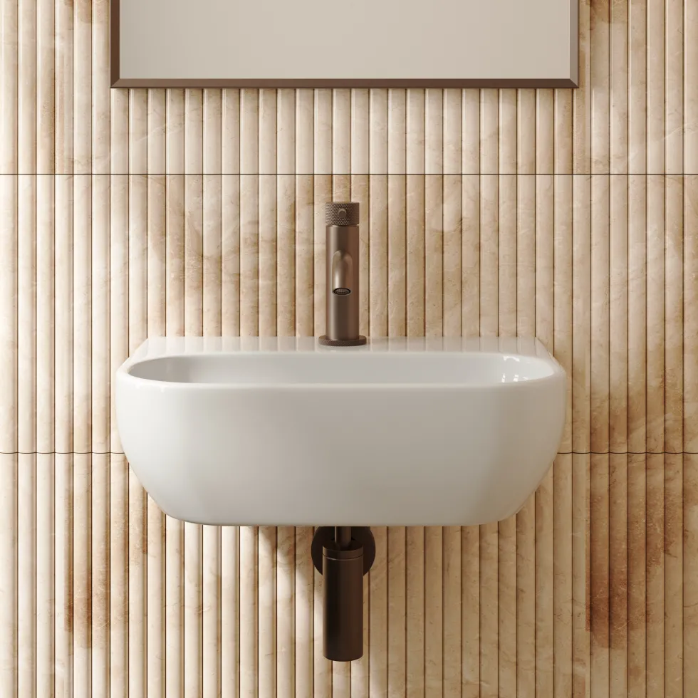 Poppy Wall Hung Cloakroom Basin - 425 x 290mm