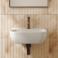 Poppy Wall Hung Cloakroom Basin - 425 x 290mm