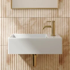 Poppy Wall Hung Cloakroom Basin - 485 x 250mm