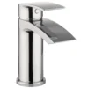 Proflow Tiera Waterfall Basin Mixer with Clicker Waste