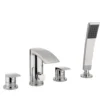 Proflow Tiera Waterfall 4 Hole Bath Shower Mixer